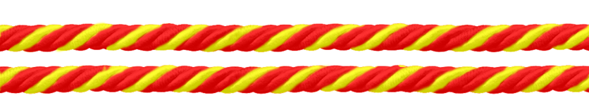 corda rossa gialla